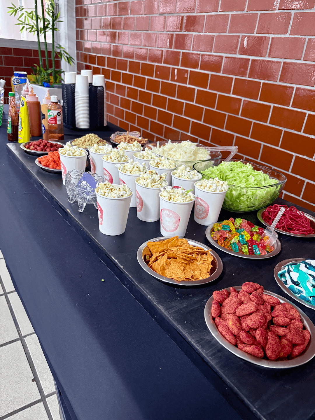 Barras interactivas de alimentos para eventos 3